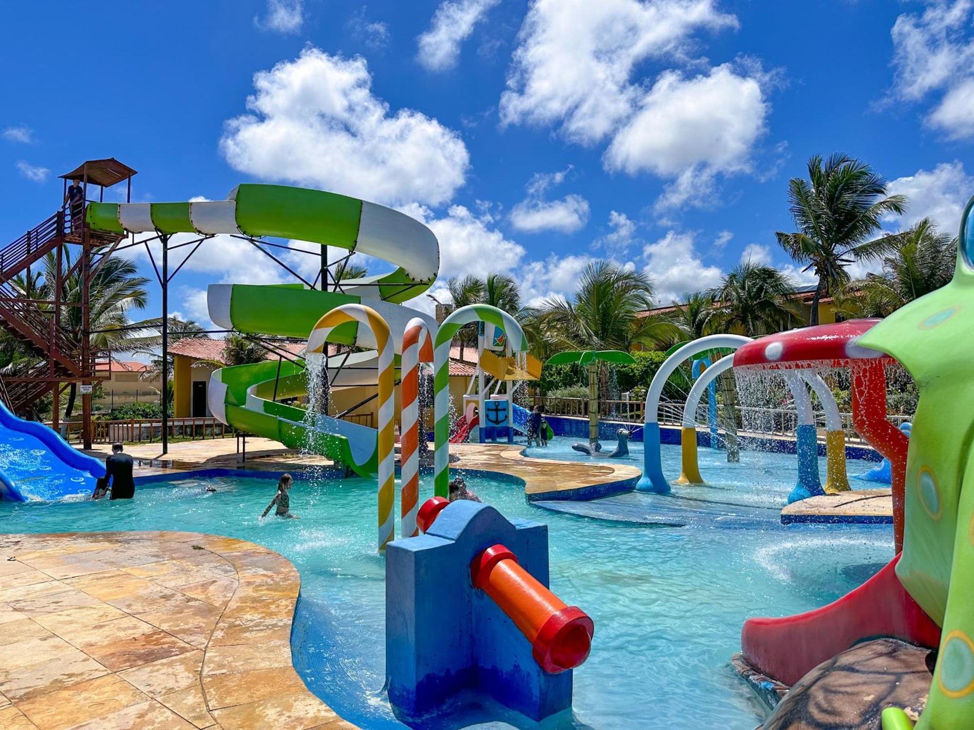 Jangadeiro Praia Hotel Resort - Parque Aquatico E Pe Na Areia Aquiraz Eksteriør billede