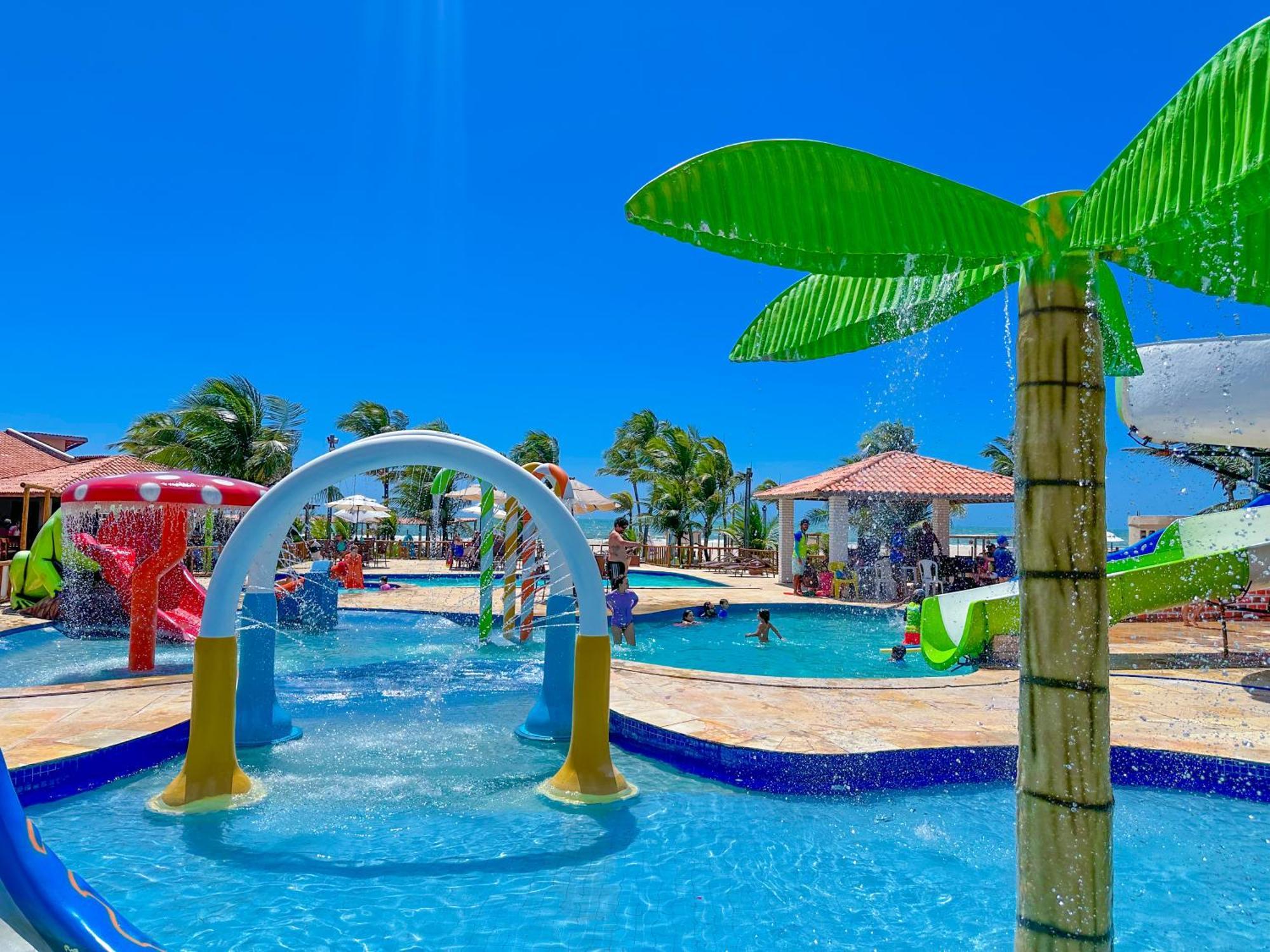 Jangadeiro Praia Hotel Resort - Parque Aquatico E Pe Na Areia Aquiraz Eksteriør billede