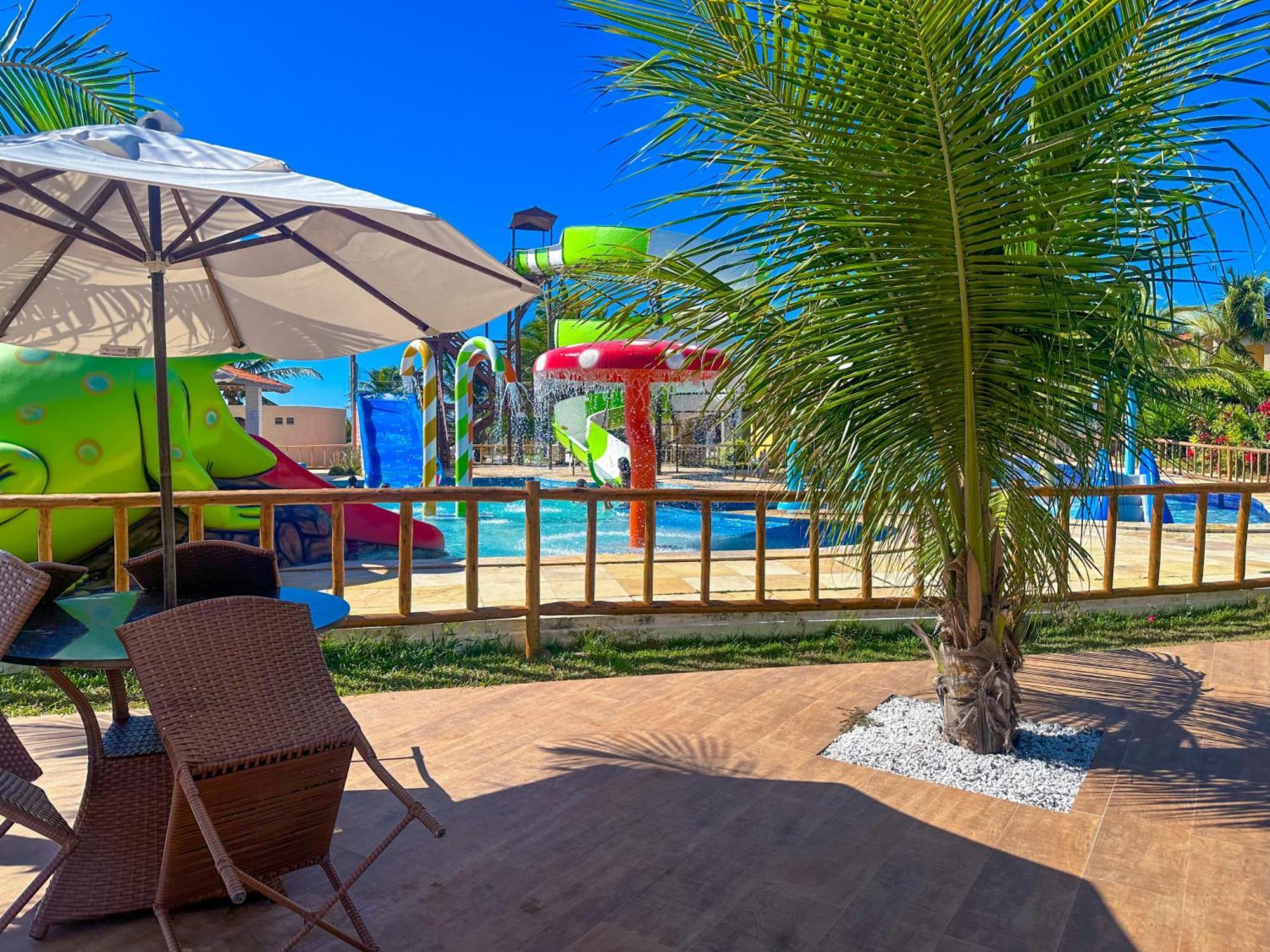 Jangadeiro Praia Hotel Resort - Parque Aquatico E Pe Na Areia Aquiraz Eksteriør billede