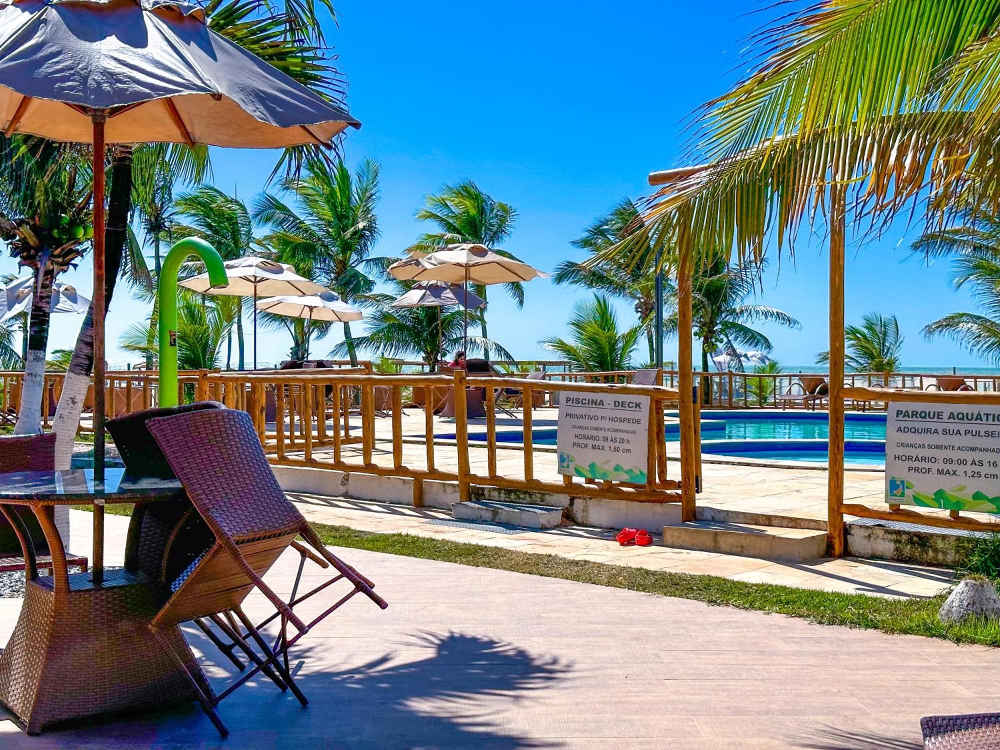 Jangadeiro Praia Hotel Resort - Parque Aquatico E Pe Na Areia Aquiraz Eksteriør billede