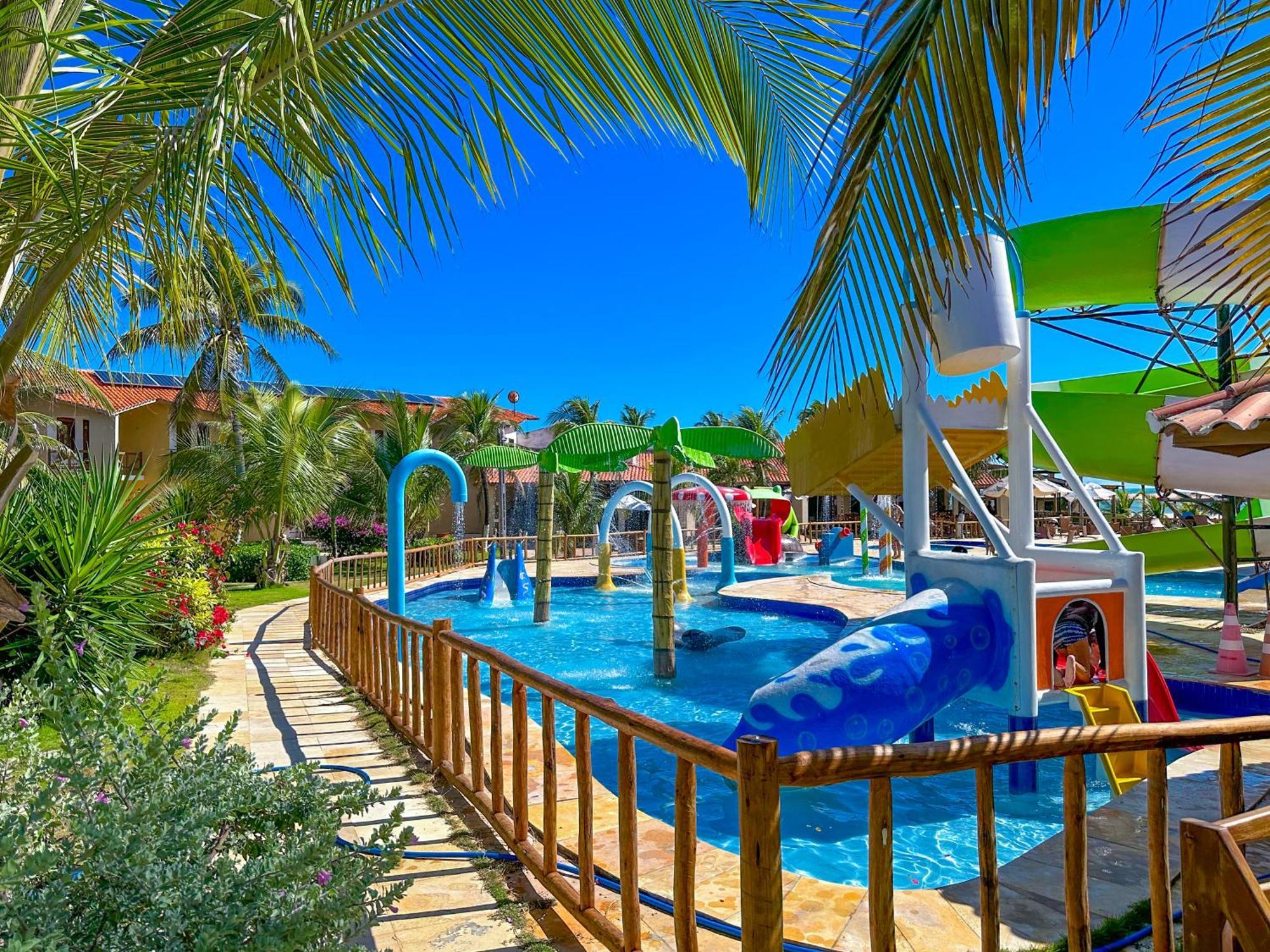 Jangadeiro Praia Hotel Resort - Parque Aquatico E Pe Na Areia Aquiraz Eksteriør billede