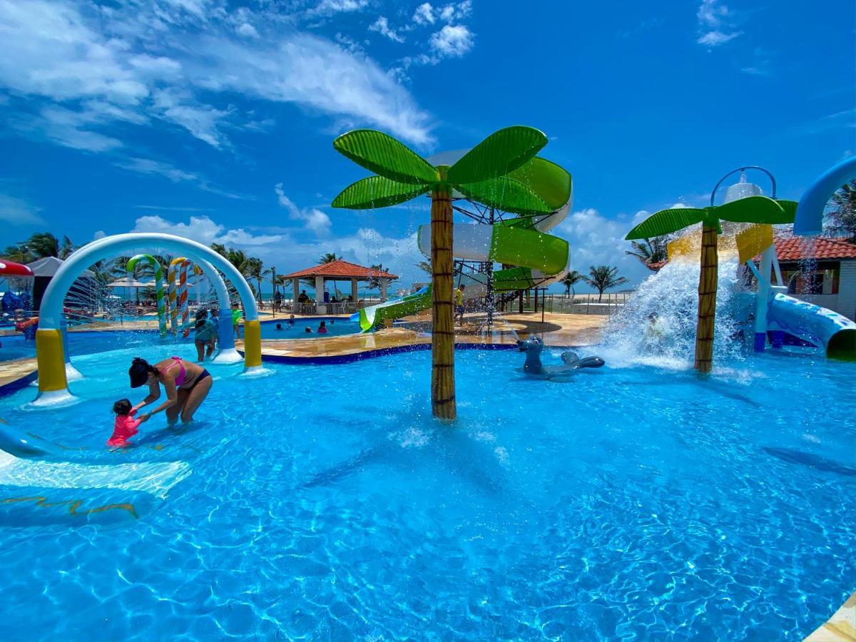Jangadeiro Praia Hotel Resort - Parque Aquatico E Pe Na Areia Aquiraz Eksteriør billede